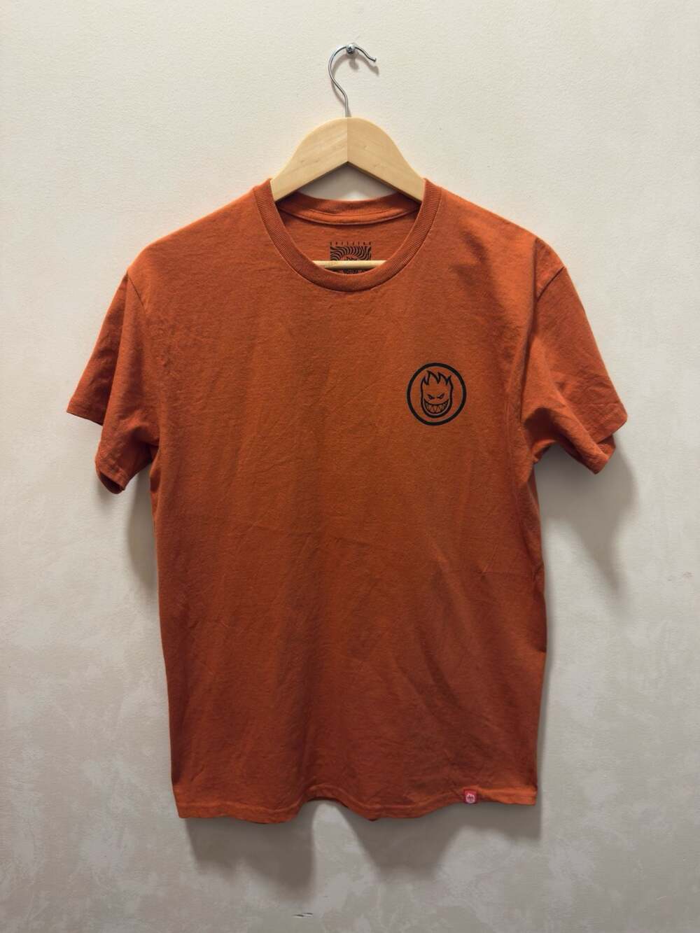 Spitfire Lil Bighead Skateboarding T-Shirt Orange